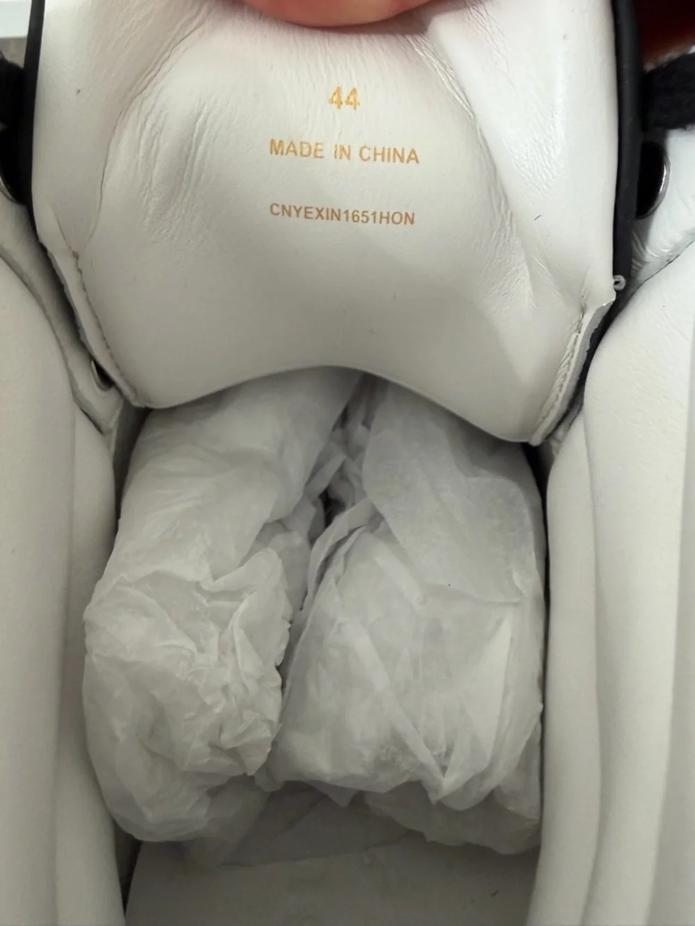 Burberry Black & White Men's High-Top Sneakers - Picture 3 of 6